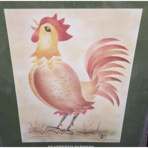 Classic Crafts Theorem Painting Kit, Feathered Farmers, #4003  Linda K. Kortz @1